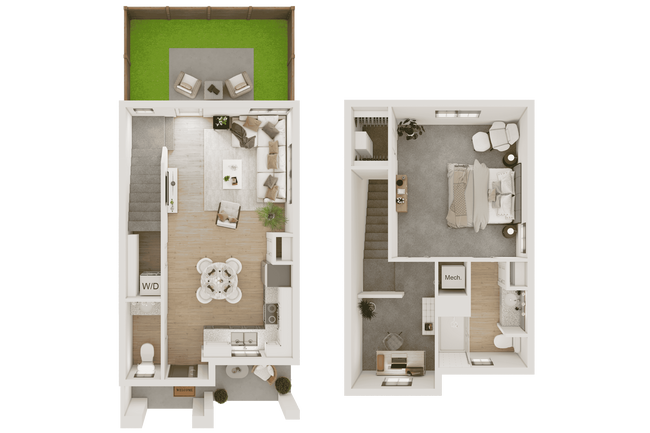 A3 + FLEX 48 floor plan